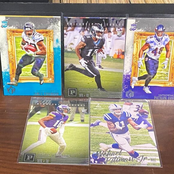 MISSCUT ROOKIE CARD ERROR LOT 2020 PANINI CHRONICLES - Justin Jefferson, Queen - Picture 5 of 10